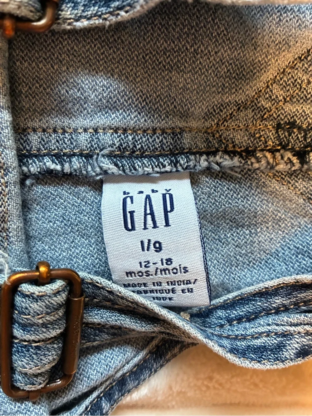 👶💙 Baby Gap Denim Overalls | Size 9-12 Months